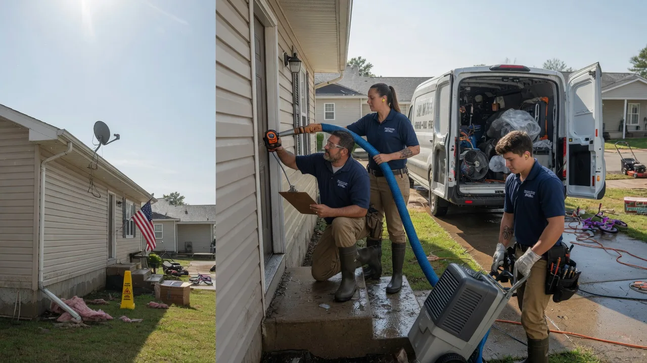Ceiling Water Damage Restoration in Edmondson, AR near me